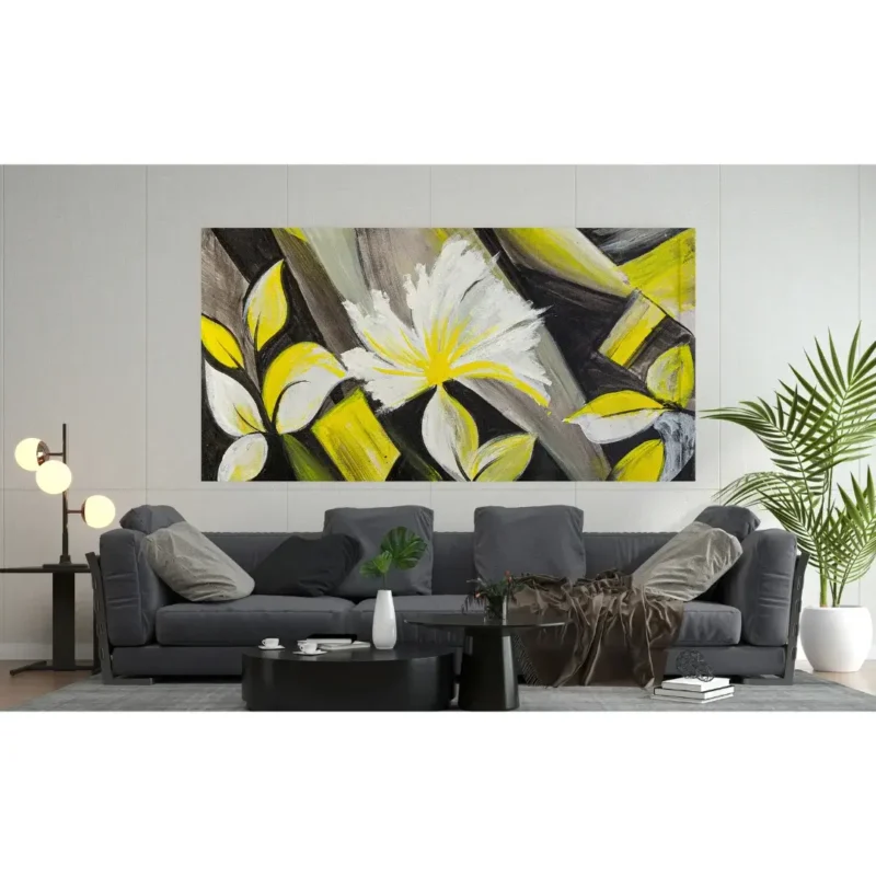 landscape paintings of flowers HA1009