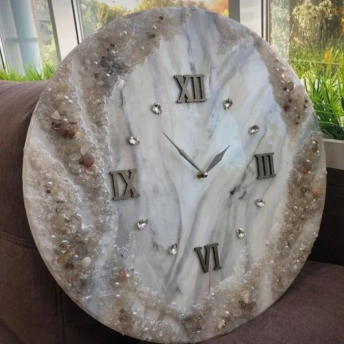 Buy Resin Art Wall Clock Online - Image 2