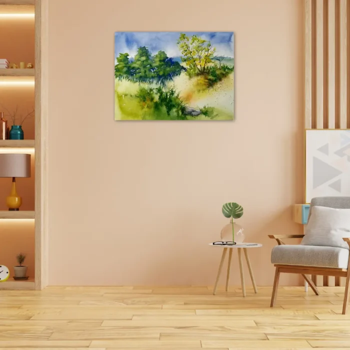 Nature’s Harmony: Buy Beautiful Watercolor Painting of Nature - Image 2