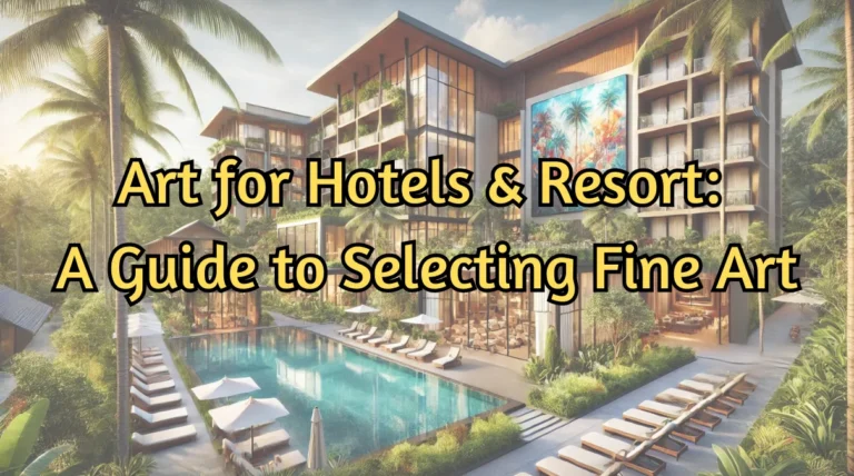 Art for Hotels & Resort: A Guide to Selecting Fine Art