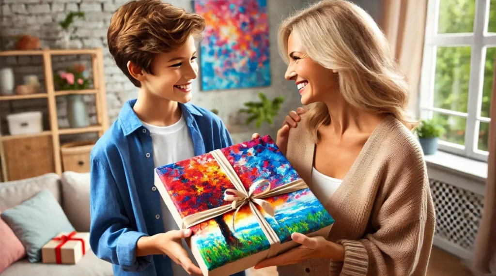 Why Handmade Canvas Art is the Perfect Gift for Any Occasion 6 give your mother handmade canvas painting as gift